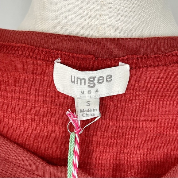 Umgee Rust Long Sleeve Dress - Picture 13 of 16